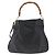 Borsa a Spalla Gucci Bamboo in Pelle 2 in 1 Nero Oro 001 1577 3444 Auth 162200 D'oro - vista 13
