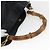 Borsa a Spalla Gucci Bamboo in Pelle 2 in 1 Nero Oro 001 1577 3444 Auth 162200 D'oro - vista 7