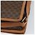 Céline Borsa a Spalla in Tela Macadam CELINE in Pelle PVC Marrone Oro Auth 164024 D'oro - vista 17