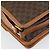Céline Borsa a Spalla in Tela Macadam CELINE in Pelle PVC Marrone Oro Auth 164024 D'oro - vista 18