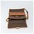 Céline Borsa a Spalla in Tela Macadam CELINE in Pelle PVC Marrone Oro Auth 164024 D'oro - vista 20