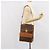 Céline Borsa a Spalla in Tela Macadam CELINE in Pelle PVC Marrone Oro Auth 164024 D'oro - vista 28