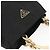 PRADA Borsa a mano con catena in nylon nero e oro Auth gh1687 D'oro - vista 6