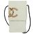 Sac à épaule CHANEL Matelassé Cambon en cuir blanc et noir CC Auth BA9742V - vue 13