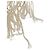 Orecchino LOEWE in tela bianca e argento Auth bs32653V Bianco - vista 14