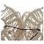 Orecchino LOEWE in tela bianca e argento Auth bs32653V Bianco - vista 9
