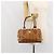MCM Vicetos Logogram Borsa a Mano in Pelle PVC Marrone Oro Auth bs32955 D'oro - vista 23