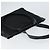 Borsa Tote PRADA in nylon e pelle nera argento Auth gh1640 Nero - vista 6
