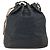 Céline CELINE Bolso de Hombro de Cuero Negro y Dorado Auth 169404 - vista 2