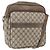 Gucci Borsa a Spalla GG Supreme PVC Beige Oro 49 003 5101 Auth BA9680 D'oro