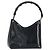 Bamboo Borsa a mano GUCCI in bambù Pelle lucida Argento Nero 001 1998 3008 Auth bs32983