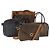 Céline Borsa in tela Macadam Celine C Macadam in PVC 4 pezzi marrone navy Auth fm5067 Blu navy