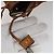 Céline Borsa in tela Macadam Celine C Macadam in PVC 4 pezzi marrone navy Auth fm5067 Blu navy - vista 18
