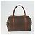 Céline Borsa in tela Macadam Celine C Macadam in PVC 4 pezzi marrone navy Auth fm5067 Blu navy - vista 3