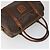 Céline Borsa in tela Macadam Celine C Macadam in PVC 4 pezzi marrone navy Auth fm5067 Blu navy - vista 5