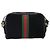 Gucci Borsa GG Marmont Web Sherry in suede nero e oro 517350 Auth 164792 D'oro - vista 2