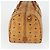 Borsa Boston Vicetos Logogram MCM in pelle PVC marrone e oro Auth 164740 D'oro - vista 3