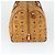 Borsa Boston Vicetos Logogram MCM in pelle PVC marrone e oro Auth 164740 D'oro - vista 4