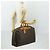 LOUIS VUITTON Monogram Alize 1 Borsa Boston Posh M41393 LV Auth 164231 Monogramma - vista 24