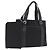 Bulgari BVLGARI Logo Mania Handtasche aus schwarzem und silbernem Canvas authentisch 168716