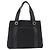 Bulgari BVLGARI Logo Mania Handtasche aus schwarzem und silbernem Canvas authentisch 168716 - Ansicht 13