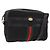 Bolso de Hombro Gucci GG Canvas Web Sherry Line Negro Dorado 010 378 Auth 169442