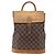 LOUIS VUITTON Zaino Arlucan Damier Ebene N99038 LV Auth 164574 - vista 13
