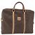 Céline Borsa da lavoro in tela Macadam CELINE in pelle PVC marrone e oro Auth 168602 D'oro