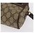 Bolsa de Ombro Gucci GG Supreme Web Sherry Line PVC Bege Ouro 010 378 Auth ka1936 Dourado - vista 14