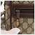 Bolsa de Ombro Gucci GG Supreme Web Sherry Line PVC Bege Ouro 010 378 Auth ka1936 Dourado - vista 18