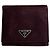 Vintage Prada Triangle Logo Polyester/Leather Wallet Purple
