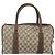 Borsa Boston in PVC beige GG Supreme Web Sherry Line di GUCCI 002 069 0696 Auth 162976 - vista 2