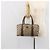 Borsa Boston in PVC beige GG Supreme Web Sherry Line di GUCCI 002 069 0696 Auth 162976 - vista 23