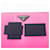 Clutch Tessuto Prada Rosa - vista 7