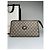 Clutch in pelle vintage Gucci grigio marrone - vista 10