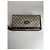 Clutch in pelle vintage Gucci grigio marrone - vista 4