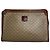 Céline Clutch in pelle monogramma Triomphe Celine Paris vintage beige marrone
