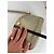 Céline Vintage Celine Snake Emblossed Triomphe Leather Shoulder Bag White - view 13