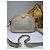 Céline Vintage Celine Snake Emblossed Triomphe Leather Shoulder Bag White - view 8
