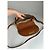 Vintage Courreges Leather Shoulder Bag Brown - view 8