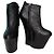 Décolleté Giuseppe Zanotti Curve Jem in pelle nera Nero