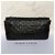 Timeless Chanel jumbo em couro de bezerro estampado símbolos da sorte Preto - vista 4