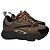 Sneakers Dior B23 in Tela Tecnica e Pelle di Vitello Khaki Nero Cachi