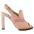 Chloé Rosa Leder Slingback Sandalen mit Absatz Pink