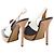 Fendi Leder Peeptoe Slingback Sandalen Mehrfarben - Ansicht 3