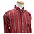Camisa de algodón de manga larga Burberry Roja - vista 3
