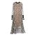 Chanel Abito trasparente nero con monogramma