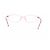 Autre Marque Rosa Brille Pink - Ansicht 3