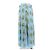 Moschino Falda midi asimétrica de dos materiales Azul - vista 2