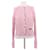 Moschino Rosa Baumwollpullover mit offenem Rücken Pink